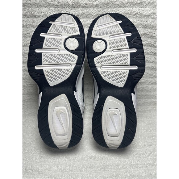 Nike Air Monarch Men\'s Shoes Size 11 White Navy Blue Running